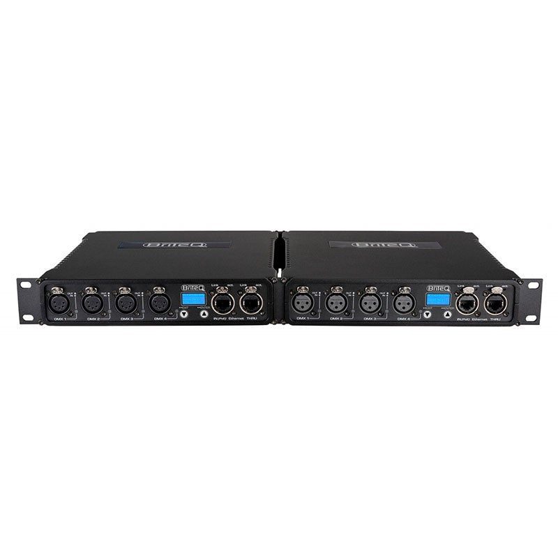 Briteq BT-NODE24 Mk2 - Nodo Ethernet, Art-Net y sACN con 4 Puertos DMX XLR de 5 Pines - Tempo Shop