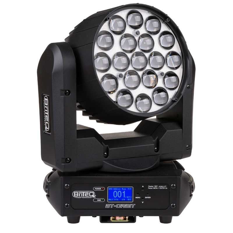 Briteq BT-ORBIT - Cabeza Móvil Wash de 19 LEDs RGBW con Zoom Motorizado - Tempo Shop