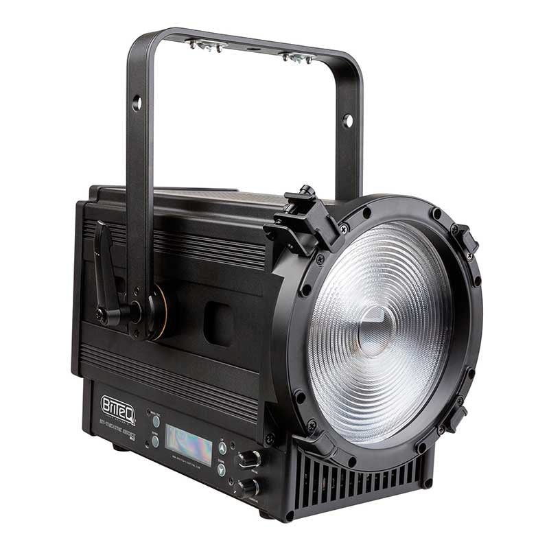 Briteq BT-THEATRE 250EZ MK3 - Proyector Fresnel LED 250W con Zoom Motorizado y Efecto Halógeno