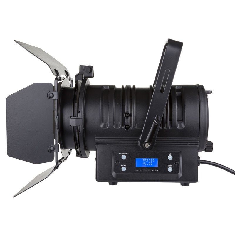 Briteq BT-THEATRE 50WW - Foco Proyector LED de Teatro con Zoom Manual y Visera (Negro)