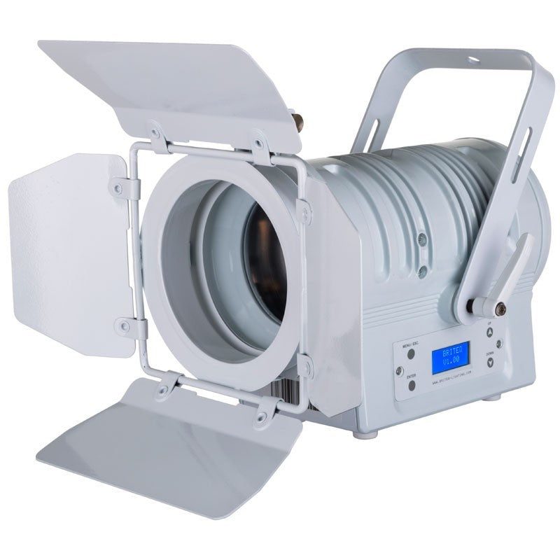 Briteq BT-THEATRE 50WW - Proyector LED PC de 50W para Teatro con Visera (Cuerpo Blanco)
