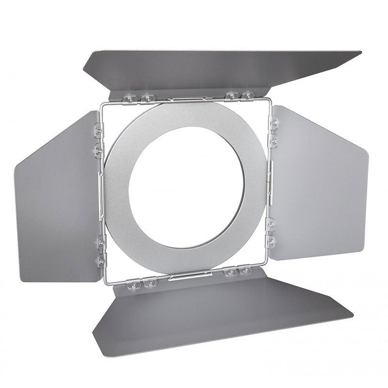 Briteq COB BARNDOOR - Visera de cuatro palas en acabado plata para focos PAR 56 - Tempo Shop