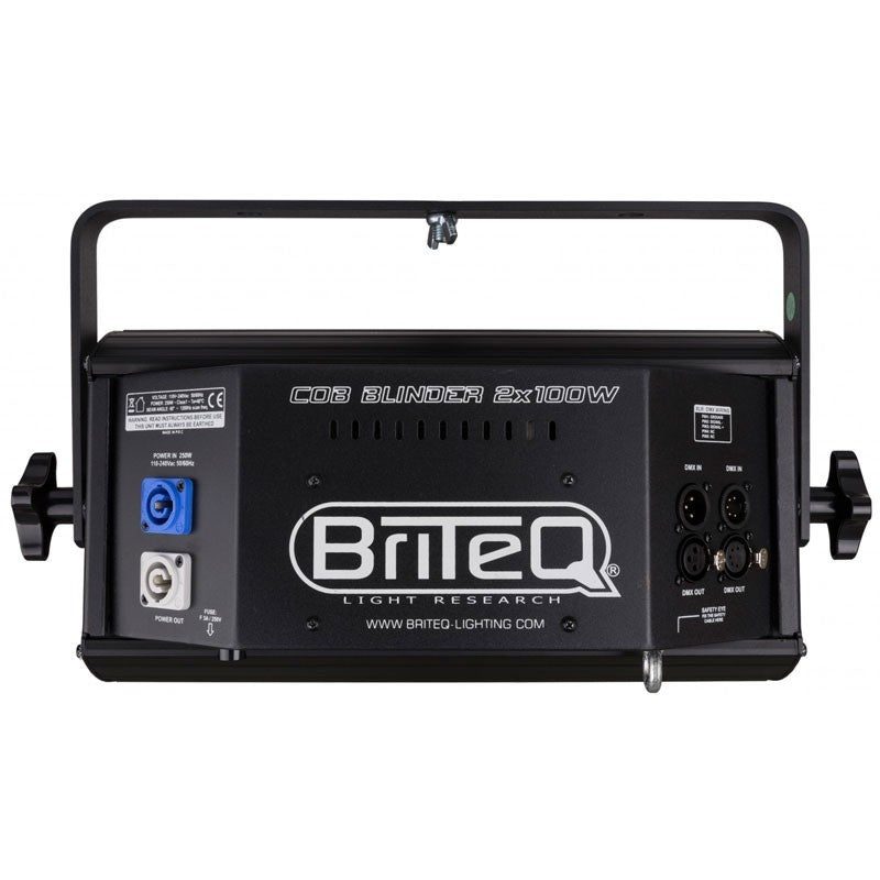 Briteq COB Blinder 2x100W - Cegadora LED profesional con 2 proyectores COB blancos - Tempo Shop