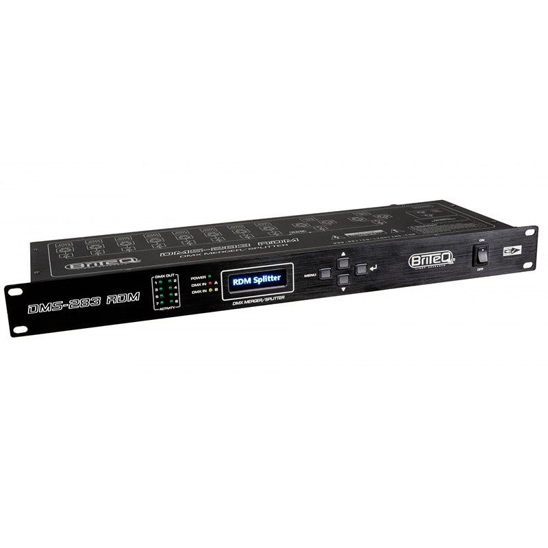 Briteq DMS-283 RDM - Mezclador, Divisor y Amplificador DMX - Tempo Shop
