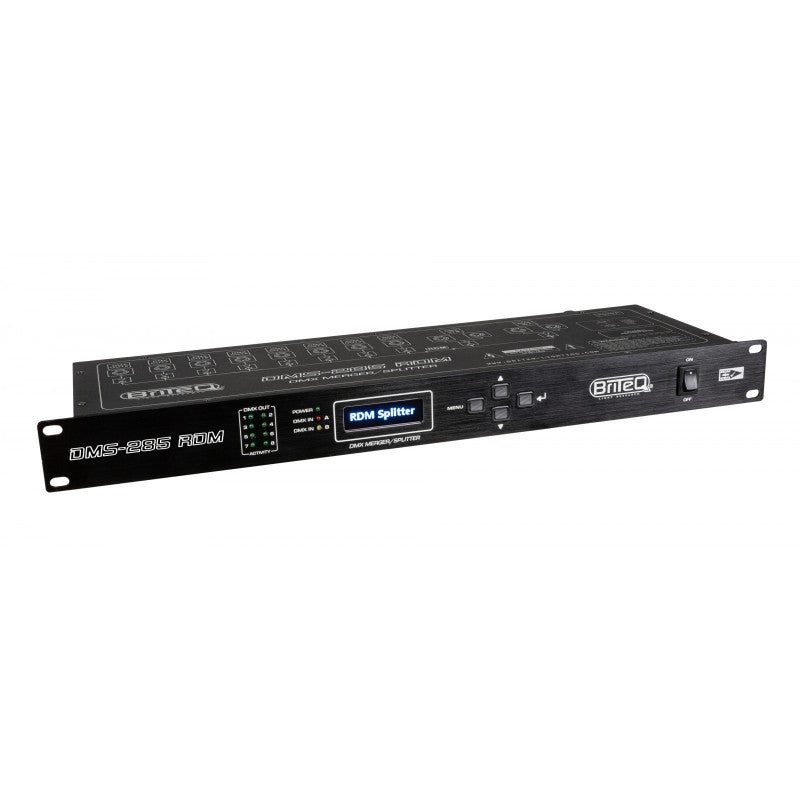 Briteq DMS-285 RDM - Mezclador y Splitter DMX - Tempo Shop