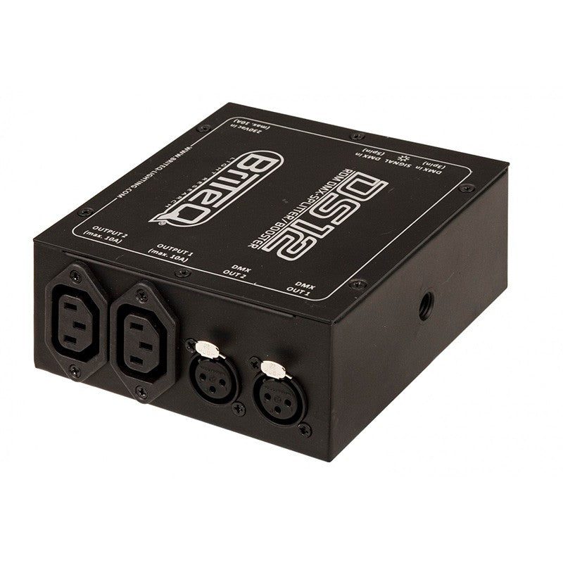 Briteq DS12-PRO - Mini Splitter DMX/RDM de 1 Entrada y 2 Salidas con Aislamiento Galvánico - Tempo Shop
