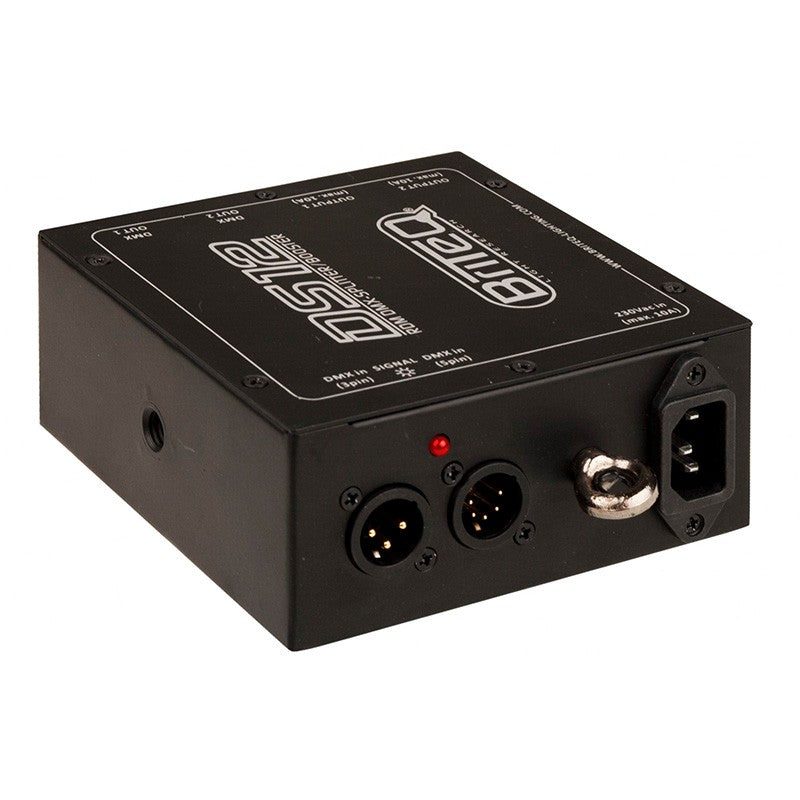 Briteq DS12-PRO - Mini Splitter DMX/RDM de 1 Entrada y 2 Salidas con Aislamiento Galvánico - Tempo Shop