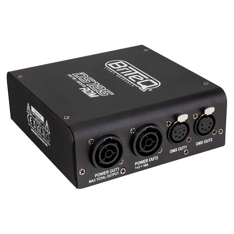 Briteq DS125-RDM - Divisor y Amplificador DMX con RDM de 5 Pines