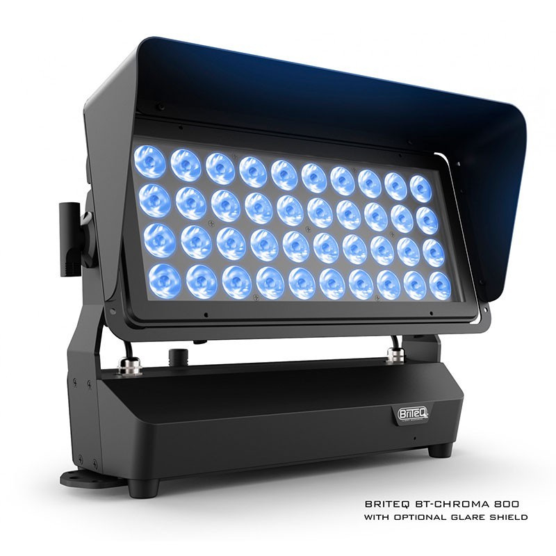 Briteq BT-CHROMA 800 - Potente proyector LED Par IP65 con 40 LED RGBL de 20W