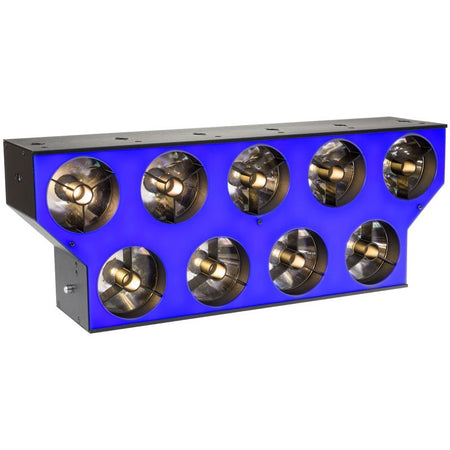 Briteq BT-NONABEAM - Proyector LED estilo Svoboda con 9 lentes de 60W y panel retroiluminado RGB para cortinas de luz