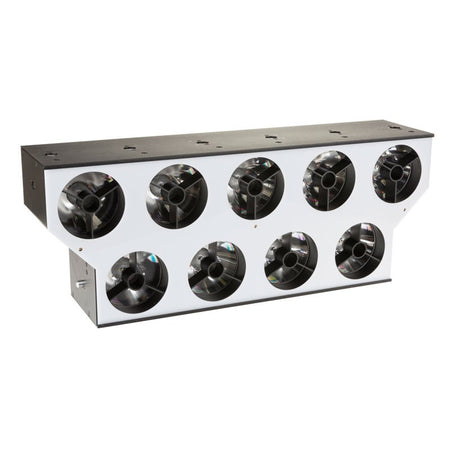 Briteq BT-NONABEAM - Proyector LED estilo Svoboda con 9 lentes de 60W y panel retroiluminado RGB para cortinas de luz