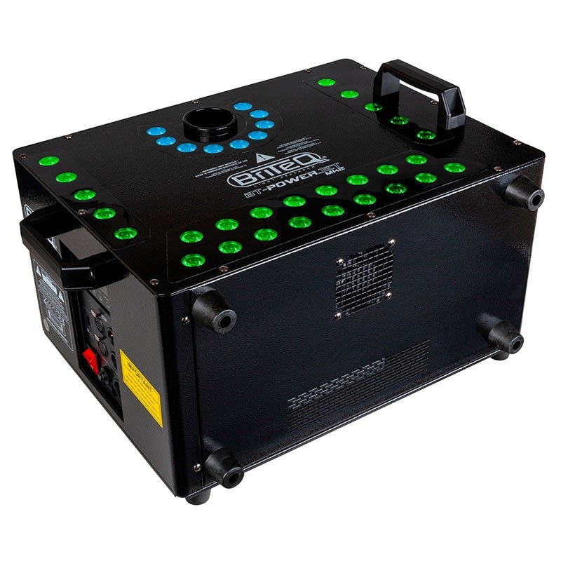 Briteq BT-POWERJET Mk2 - Máquina de humo vertical con protección IP20 e iluminación LED