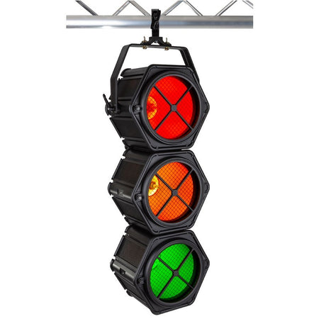 Briteq BT-RETRO - Proyector de iluminación de estilo retro con lámpara halógena y 48 LEDs RGB