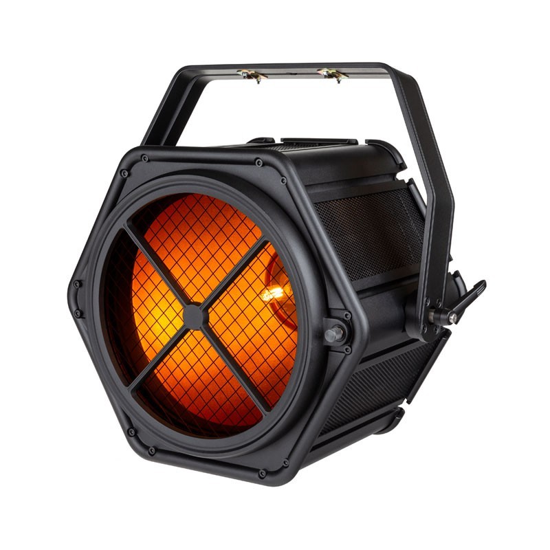 Briteq BT-RETRO - Proyector de iluminación de estilo retro con lámpara halógena y 48 LEDs RGB