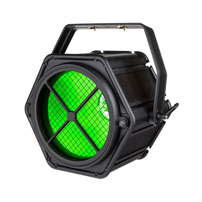 Briteq BT-RETRO - Proyector de iluminación de estilo retro con lámpara halógena y 48 LEDs RGB