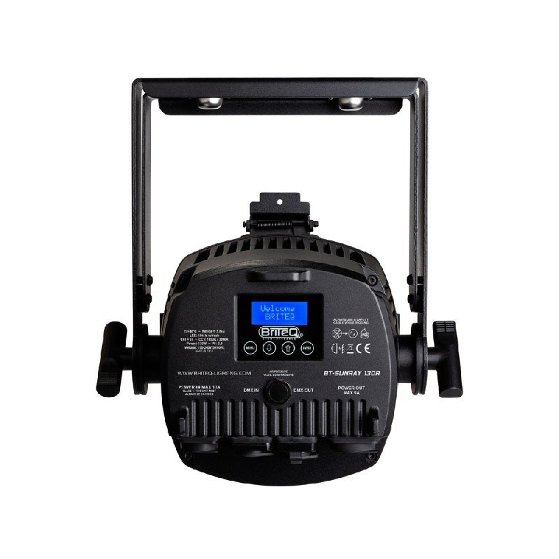 Briteq BT-SUNRAY 130R - Proyector IP65 multifunción con LED COB de 130W y ópticas de 15º y 35º