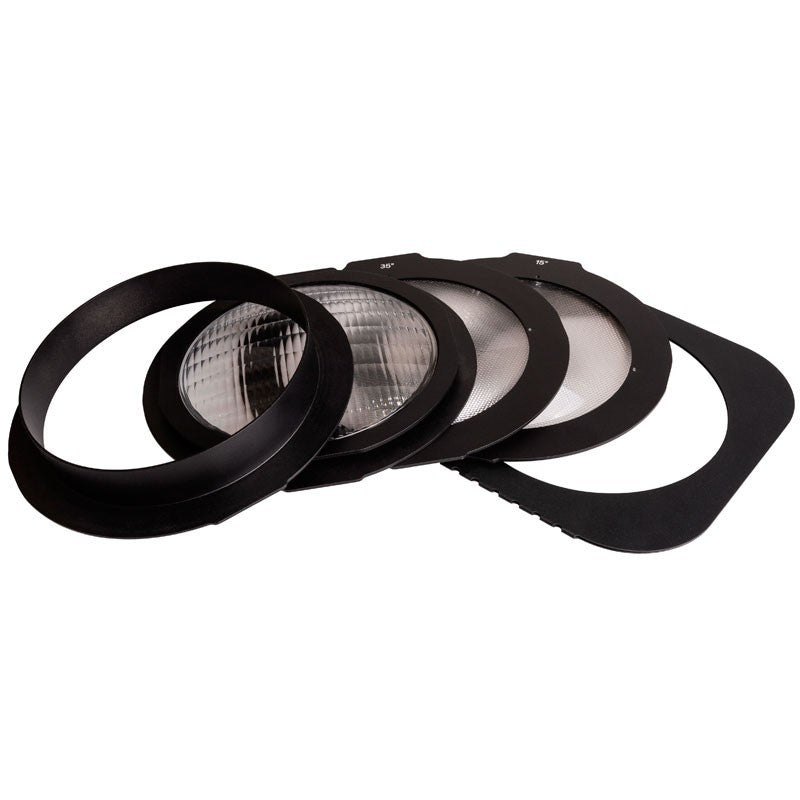 Briteq BT-SUNRAY 130R - Proyector IP65 multifunción con LED COB de 130W y ópticas de 15º y 35º