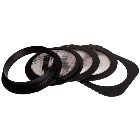 Briteq BT-SUNRAY 130R - Proyector IP65 multifunción con LED COB de 130W y ópticas de 15º y 35º