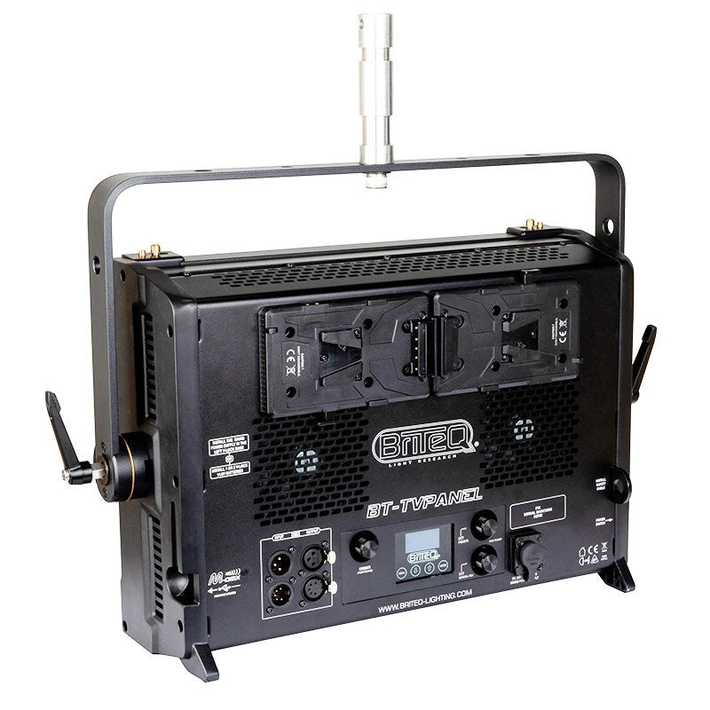 Briteq BT-TVPANEL TW - Proyector LED de luz suave con blanco ajustable para estudios y exteriores