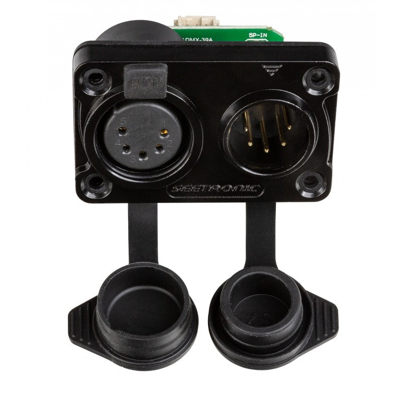 Briteq BT-XLR3TO5 COMBIKIT - Kit de conversión de conectores DMX XLR de 3 a 5 pines IP65 macho y hembra
