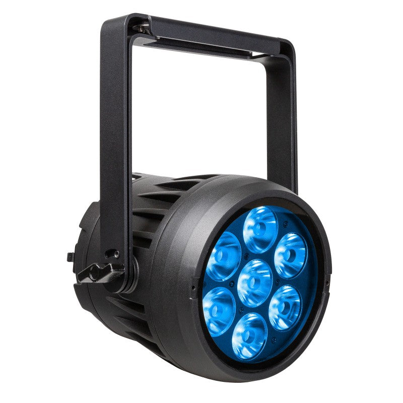 Briteq BTI-AKKUBEAMER - Proyector LED Compacto RGBL 10W a Batería