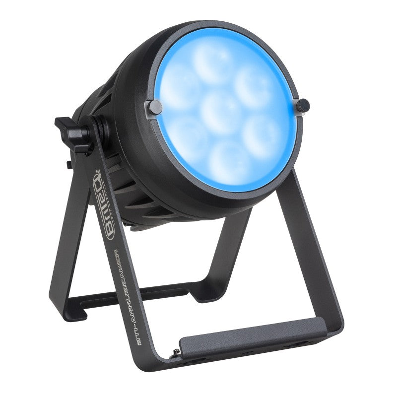 Briteq BTI-AKKUBEAMER - Proyector LED Compacto RGBL 10W a Batería