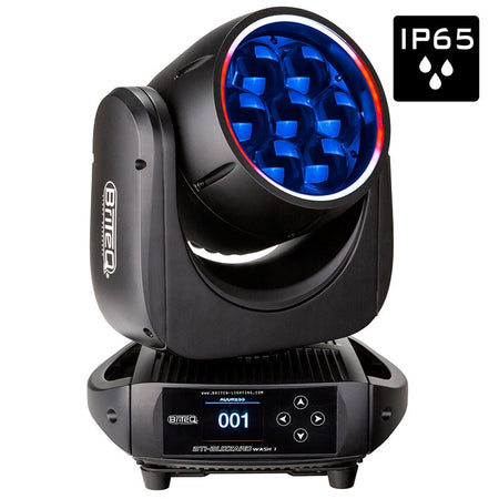 Briteq BTI-BLIZZARD WASH1 - Cabeza móvil WASH LED IP65 con protección para exteriores e interiores