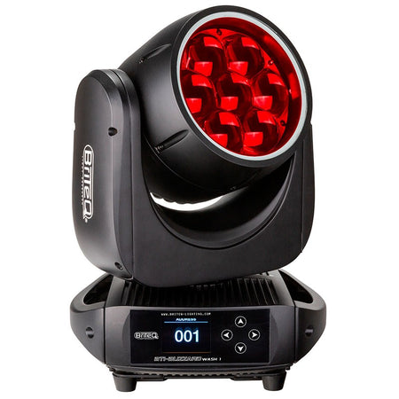 Briteq BTI-BLIZZARD WASH1 - Cabeza móvil WASH LED IP65 con protección para exteriores e interiores