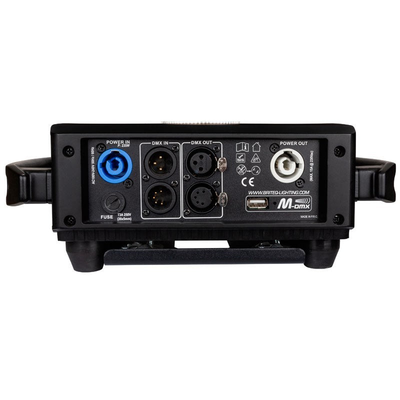 Briteq BT-SHARK - Cabeza móvil LED 200W con zoom y enfoque motorizado