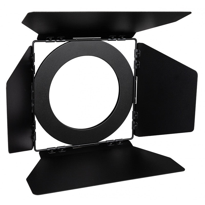 Briteq COB BARNDOOR - Visera de cuatro palas negra para proyector PAR 56
