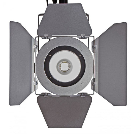 Briteq COB BARNDOOR - Visera de cuatro palas en acabado plata para focos PAR 56