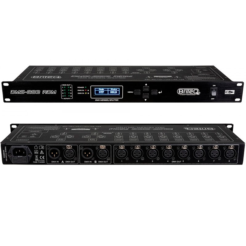 Briteq DMS-283 RDM - Mezclador, Divisor y Amplificador DMX