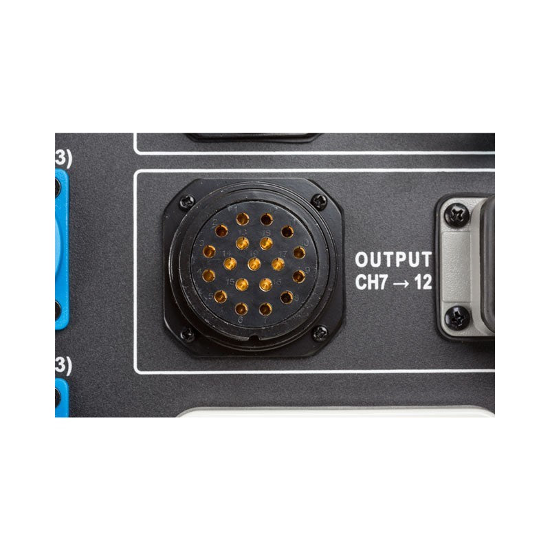 Briteq PD-63SH/GERMAN - Distribuidor de corriente trifásico 63A con salidas Socapex, Harting y Schuko