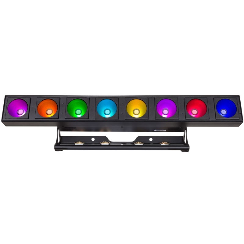 Briteq POWERPIXEL8-RGB - Barra LED Profesional con 8 Proyectores COB de 30W