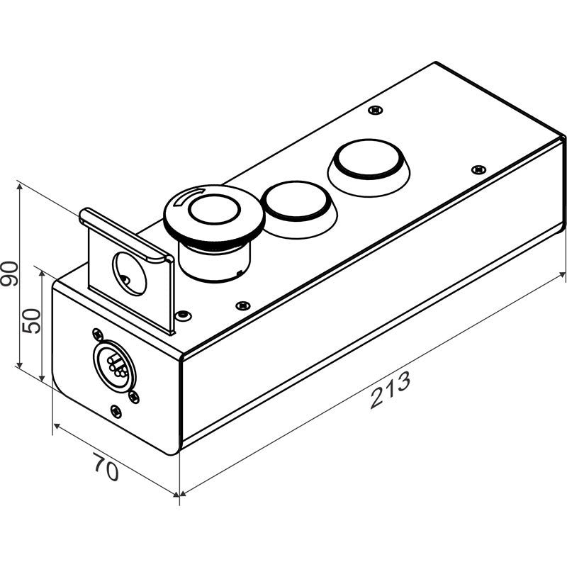 Briteq RICO-REMOTE - Control remoto para polipastos de cadena RICO-V4 y RICO-V8