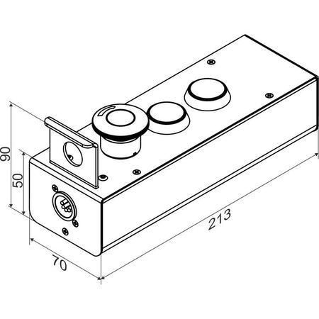 Briteq RICO-REMOTE - Control remoto para polipastos de cadena RICO-V4 y RICO-V8
