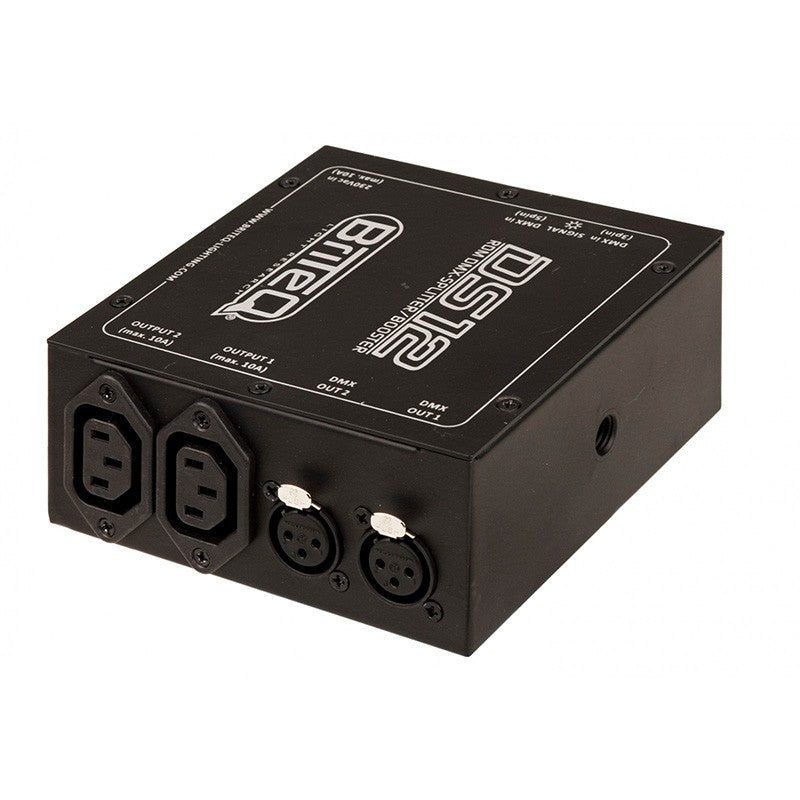 Briteq DS12-PRO - Mini Splitter DMX/RDM de 1 Entrada y 2 Salidas con Aislamiento Galvánico