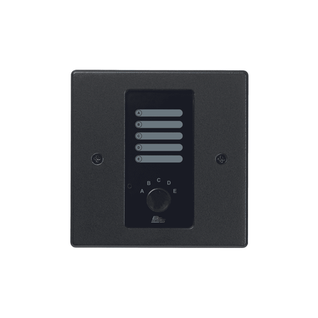 BSS AC-5S - Controlador analógico de pared con selector de fuente de 5 posiciones (negro) - Tempo Shop