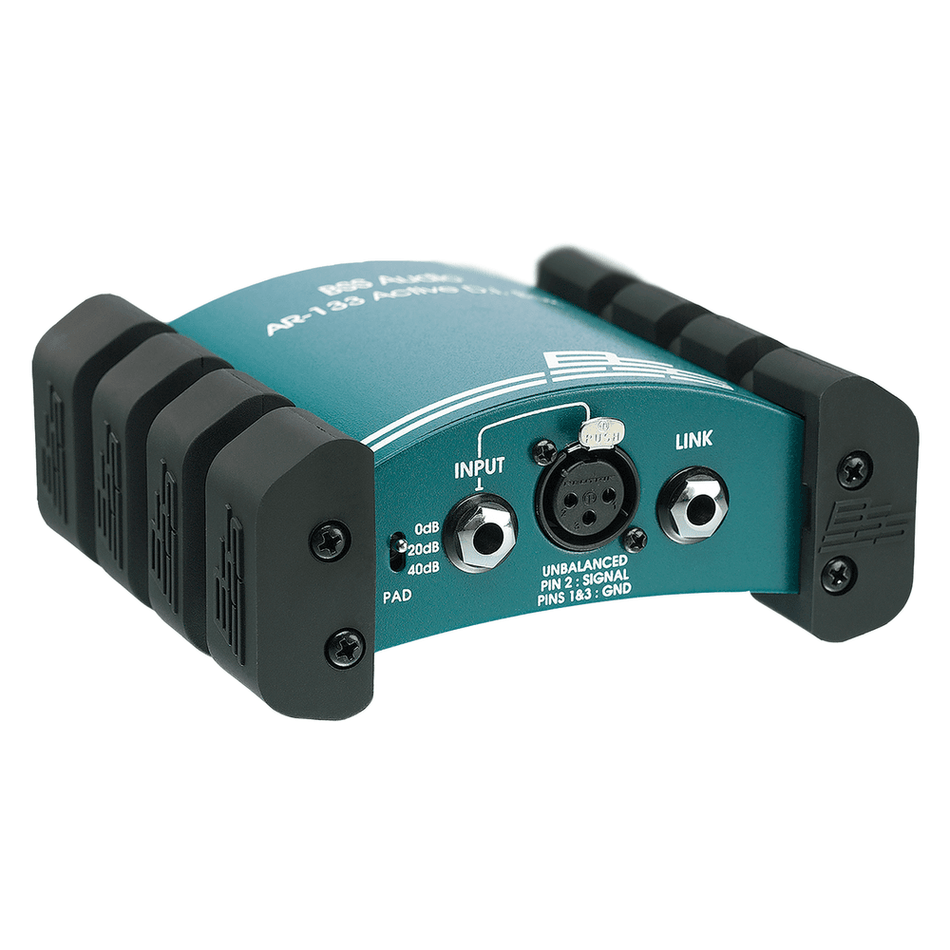 BSS AR-133 - Caja DI activa con phantom/batería 9 V y salida XLR balanceada - Tempo Shop