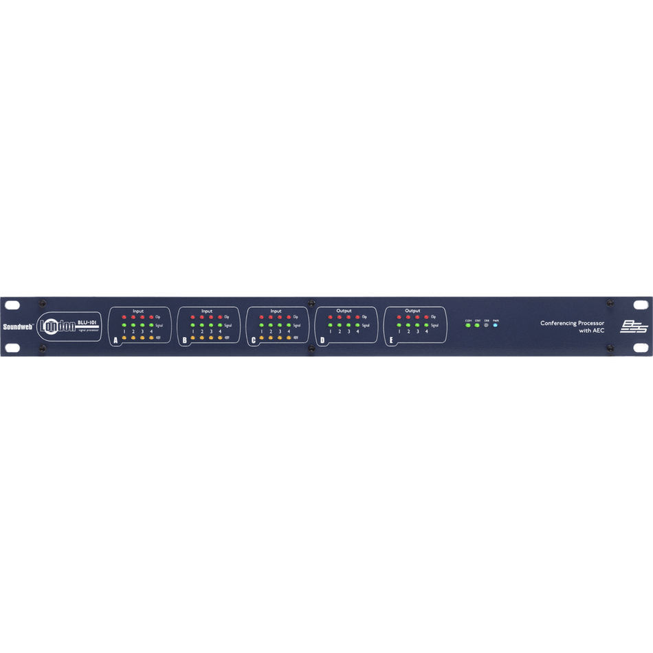 BSS BLU-101 - Procesador de conferencias con AEC (12×8, BLU link) - Tempo Shop