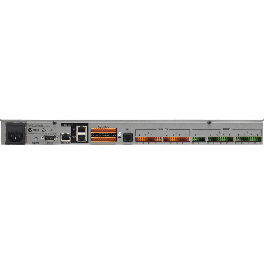 BSS BLU-102 - Procesador de conferencias con AEC e híbrido telefónico (10×8, BLU link) - Tempo Shop