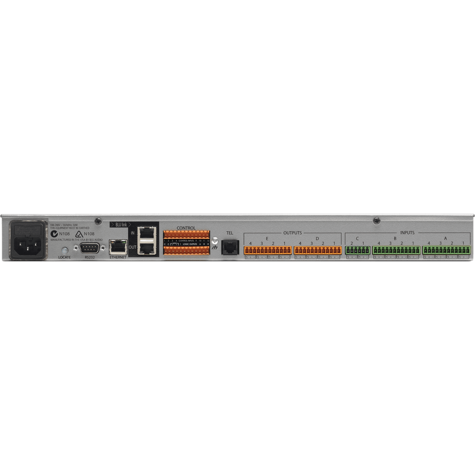 BSS BLU-102 - Procesador de conferencias con AEC e híbrido telefónico (10×8, BLU link) - Tempo Shop