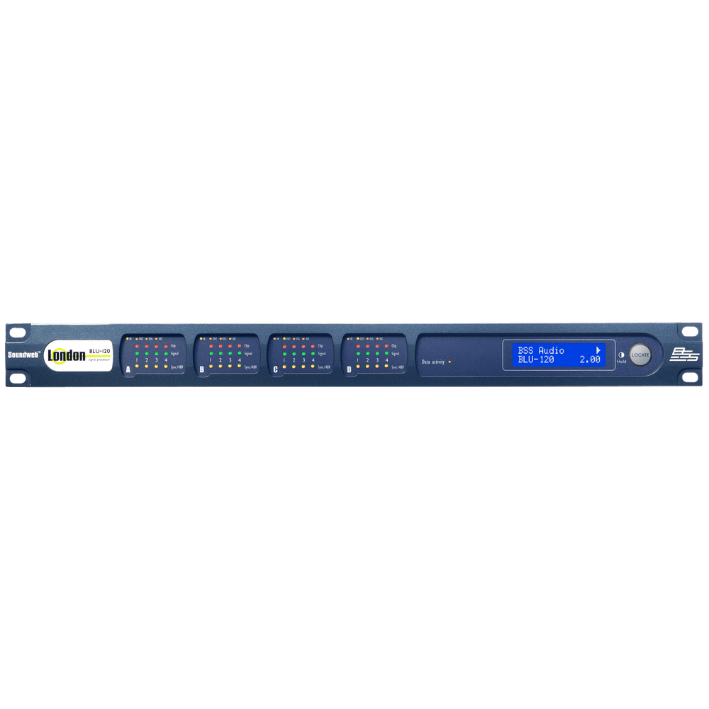 BSS BLU-120 - Expansor de E/S modular con BLU link (4 ranuras, 1U, EN 54-16) - Tempo Shop