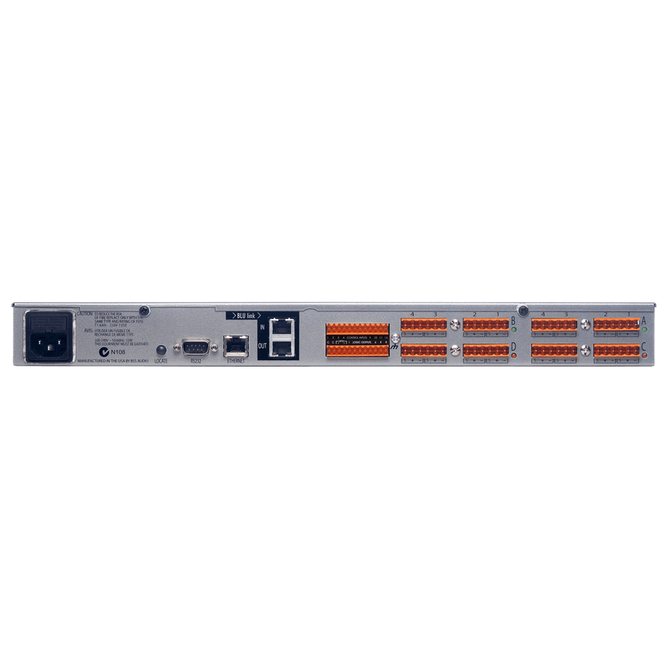 BSS BLU-120 - Expansor de E/S modular con BLU link (4 ranuras, 1U, EN 54-16) - Tempo Shop