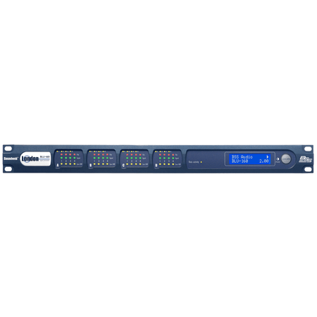 BSS BLU-160 - Procesador de señal modular con BLU link (4 ranuras, 1U, EN 54-16) - Tempo Shop