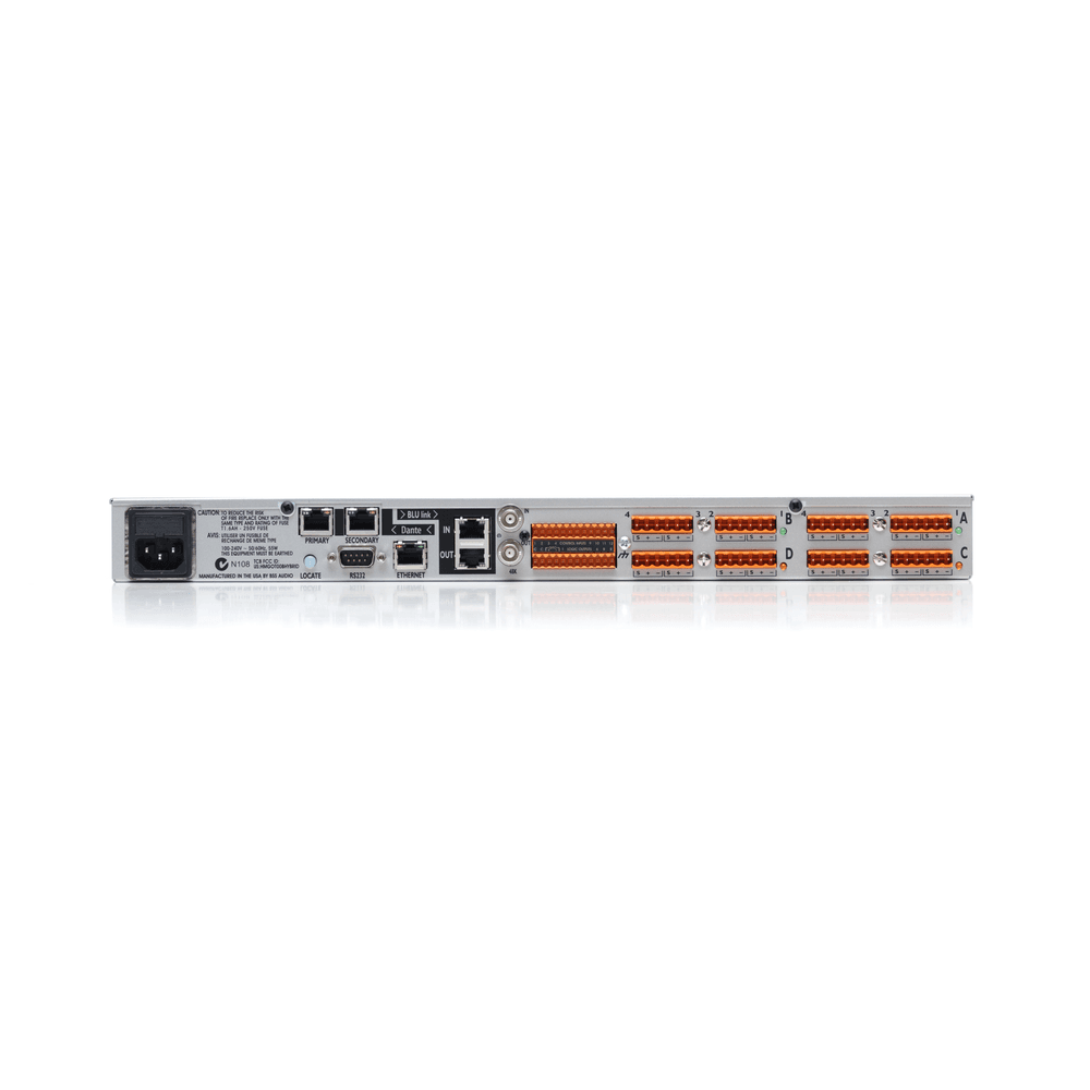 BSS BLU-326 - Expansor de E/S con BLU link y Dante/AES67 (1U, 4 ranuras) - Tempo Shop