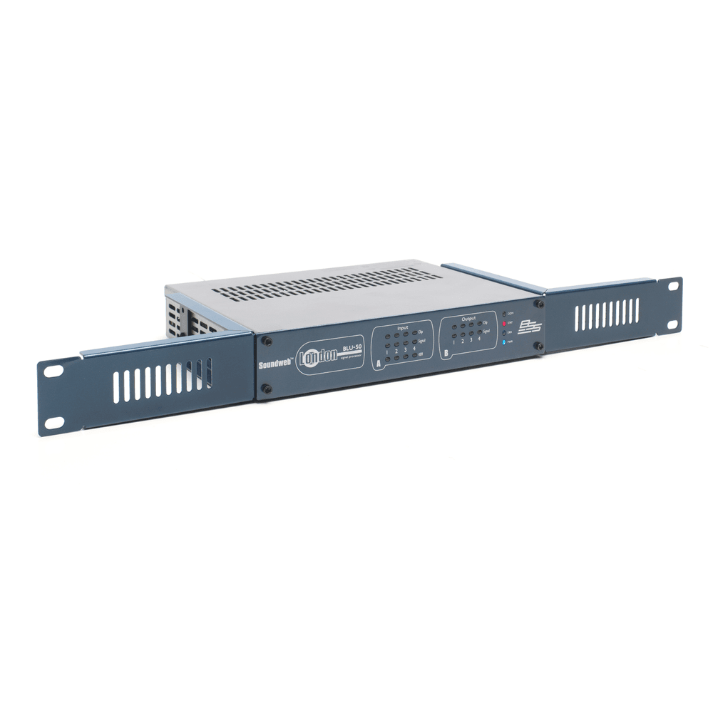 BSS BLU-50 - Procesador de señal 4×4 con BLU link (medio rack, PoE+) - Tempo Shop