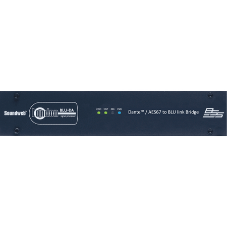 BSS BLU-DAN (BLU-DA) - Puente Dante™/AES67 a BLU link, 64×64, 1U medio rack - Tempo Shop