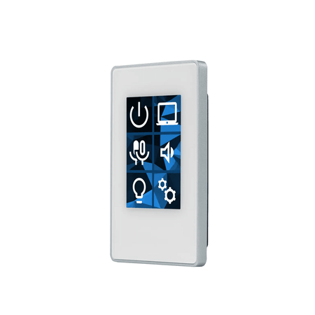 BSS OMNI-KP-6B-WH - Controlador de Pared con 6 Botones LCD Dinámicos (Blanco) - Tempo Shop