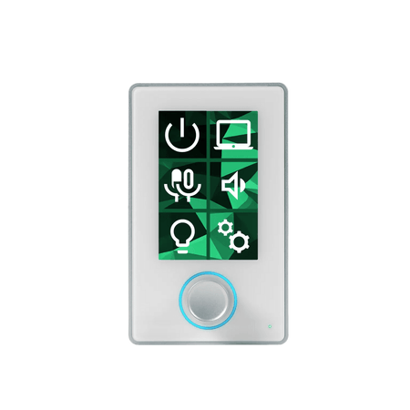 BSS OMNI-KP-6BV-WH - Panel de Control Mural con 6 Botones LCD y Encoder Rotatorio - Blanco - Tempo Shop